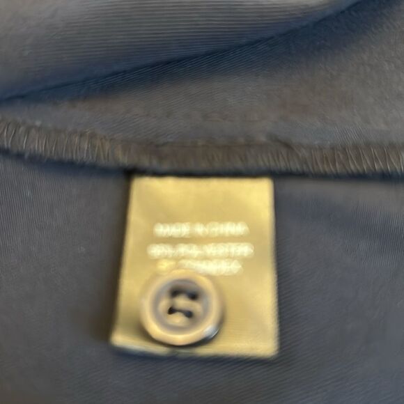 S&D Diya Halter Navy Split Back Blouse Size S New - Picture 10 of 11